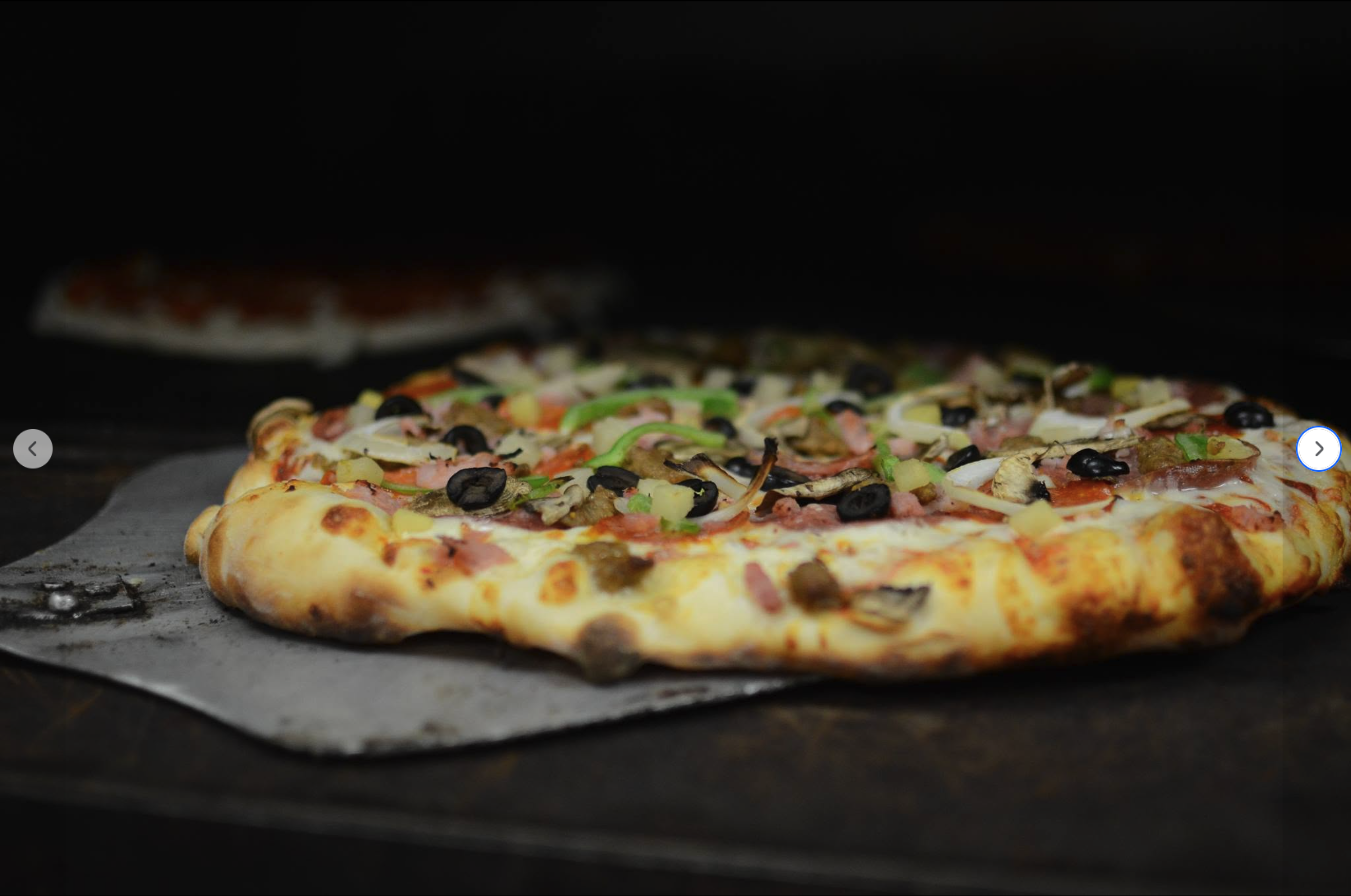 Fresh Garbonzo's Pizza pie