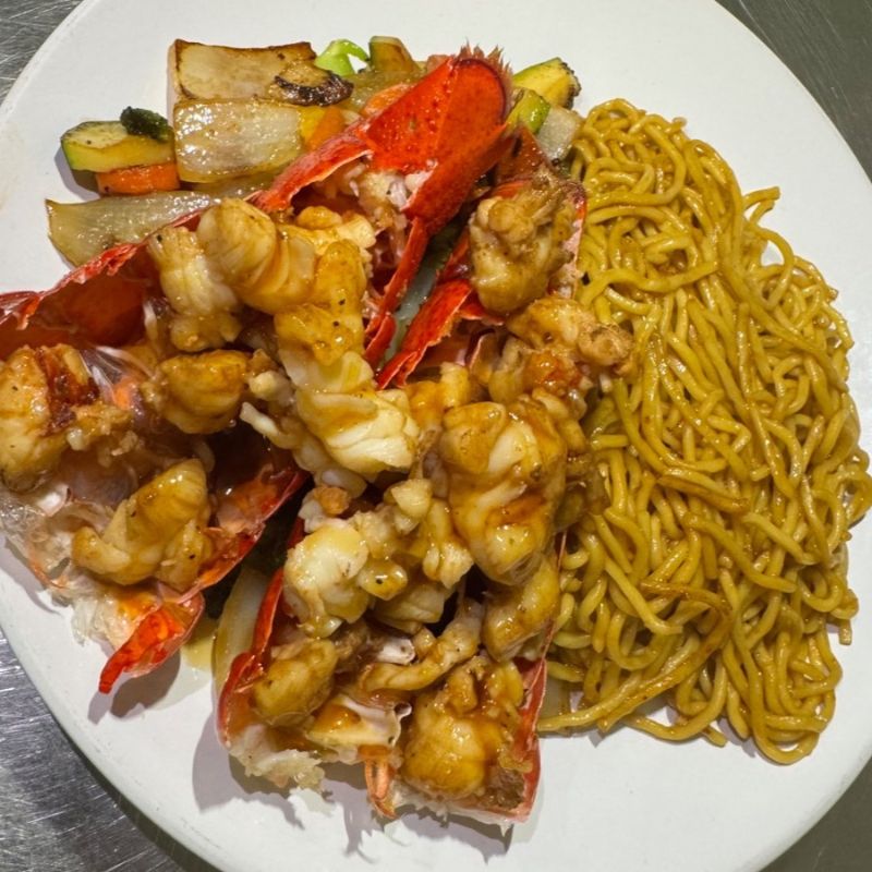 Hibachi Lobster at Akira Asian Grill